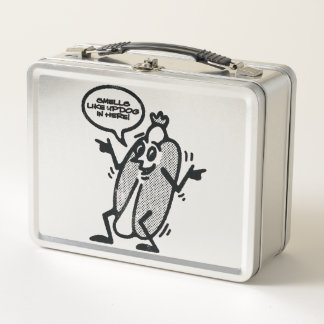 Updog Puny Hotdog Humourous Kid Teen Metal Lunch Box