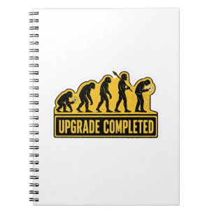 Upgrade Completed Funny Evolution Notebook