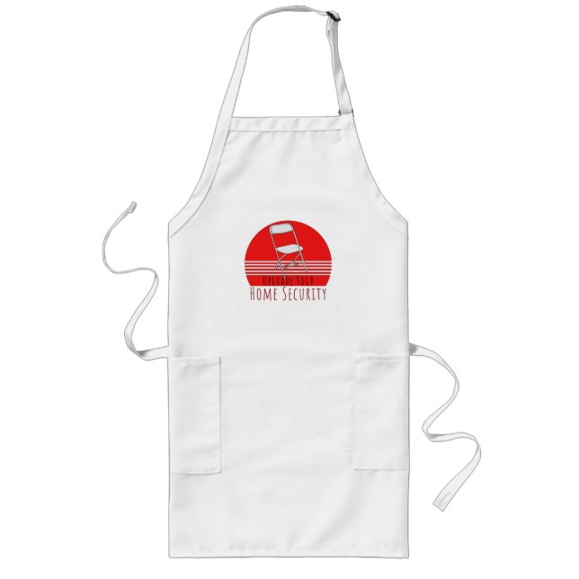 Upgrade Your Home Security Long Apron (Front)