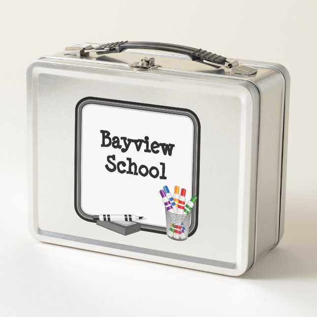 Upgrade Your Lunch Game  Metal Lunch Box (Front)