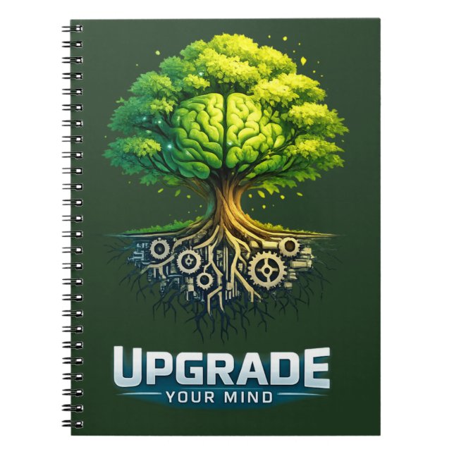 Upgrade Your Mind Design Notebook (Front)