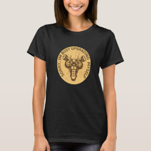 Upgrading Myself Gym Bro Minotaur T-Shirt