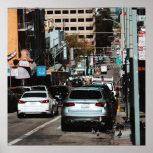 Uphill Traffic Poster