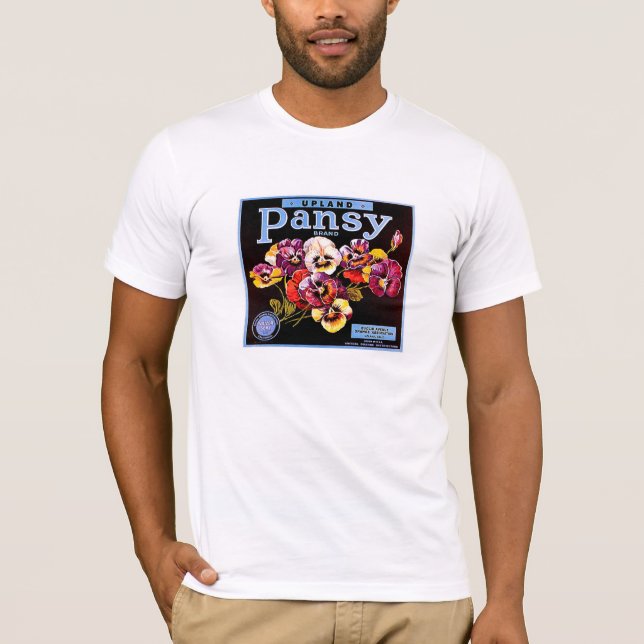 Upland Pansy white T-Shirt (Front)