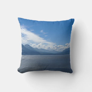 Uplifting Alaska Mountains Cushion