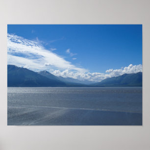 Uplifting Alaska Mountains Poster