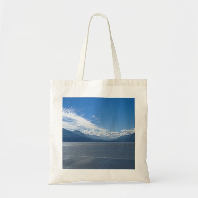 Uplifting Alaska Mountains Tote Bag (Front)