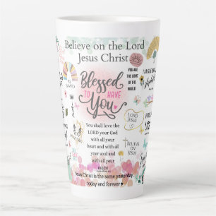 Uplifting Blessings & Whimsical Wisdom Latte Mug