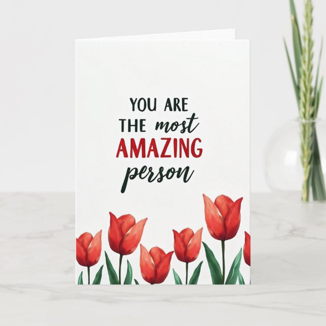 Uplifting Bold Birthday Card (Front)