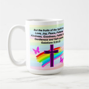 UPLIFTING GALATIANS 5 SCRIPTURE COFFEE MUG