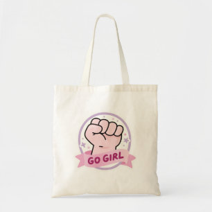 Uplifting Girl Power Empowerment Tote Bag