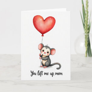 Uplifting Mum Balloon Art Card