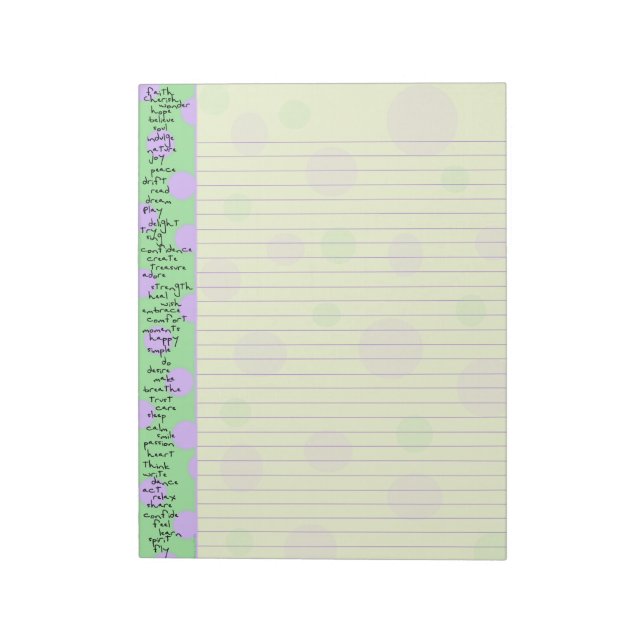 Uplifting Notepad (Rotated)