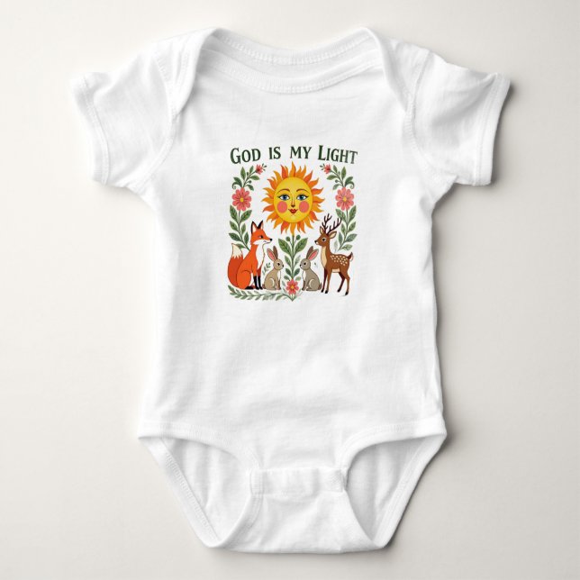 Uplifting Snap-tee Baby Bodysuit (Front)