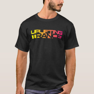 Uplifting Trance  Negative Space Remix T-Shirt