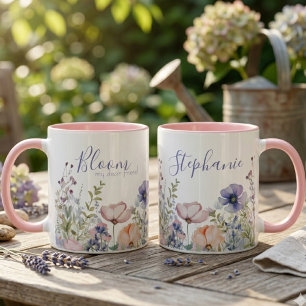 Uplifting Wildflower Bloom – Inspiring Friend Gift Mug