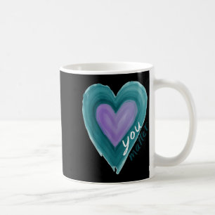 Uplifting you  Suicide Prevention Heart Design  Coffee Mug