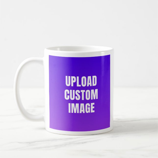 Upload 2 Custom Image - Add Your Own To Print On A Coffee Mug (Left)