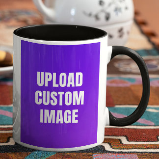 Upload 2 Custom Image - Add Your Own To Print On A Mug