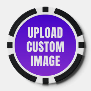 Upload 2 Custom Image - Add Your Own To Print On A Poker Chips