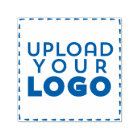 Upload A Business Logo Custom Square Rubber