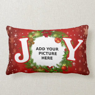 Upload a Photo Create your own Custom Christmas Lumbar Cushion