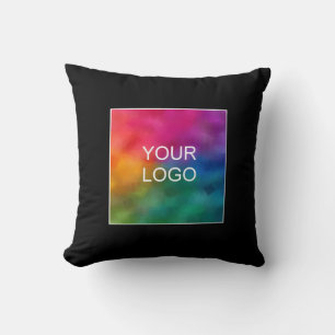 Upload Add Business Logo Customisable Template Cushion
