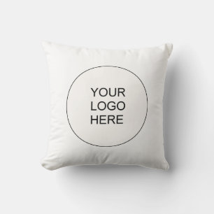 Upload Add Your Company Business Logo Template Cushion