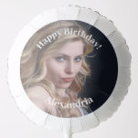 Upload Birthday Photo Happy Birthday add Name Balloon<br><div class="desc">Upload the Birthday person's Photo.  "Happy Birthday" text is customisable.  Simply type the name to personalise this design.</div>