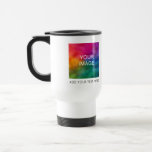 Upload Business Logo Image Photo Elegant Template Travel Mug<br><div class="desc">Elegant Template Add Image Photo Business Logo Text Name Trendy Travel / Commuter Mug.</div>