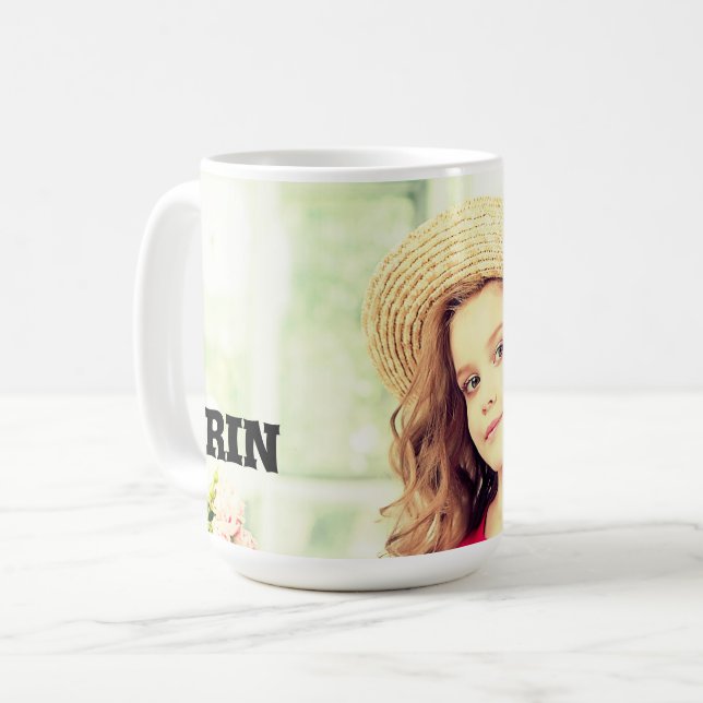 Upload Child’s Photo Coffee Mug (Front Left)