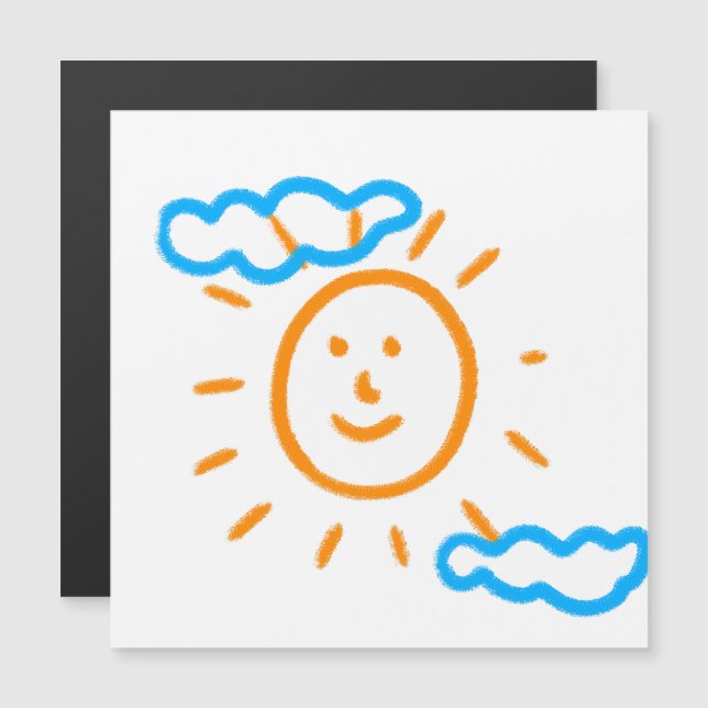 Upload Childs Drawing Turn Kids Artwork to  (Front/Back)