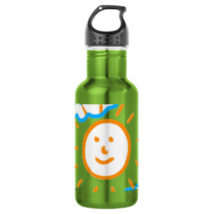 Upload Childs Drawing Turn Kids Artwork to 532 Ml Water Bottle