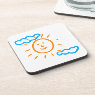 Upload Childs Drawing Turn Kids Artwork to Coaster