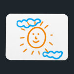 Upload Childs Drawing Turn Kids Artwork to  Magnet<br><div class="desc">Digitise your kids' drawing or artwork and create unique gift products with your child's own artwork for a forever memory. Add your kids drawing to pillows,  mugs,  lamps,  etc. Add kids' drawings,  paintings,  or any artwork for precious gifts for grandparents,  aunts,  uncles,  school or kindergarten teachers,  etc.</div>