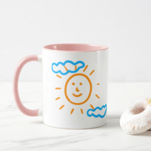Upload Childs Drawing Turn Kids Artwork to Mug