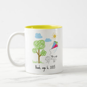 Upload Childs Drawing Turn Kids Artwork to Mug
