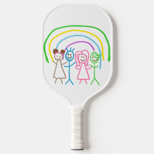Upload Childs Drawing Turn Kids Artwork to Pickleball Paddle