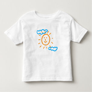 Upload Childs Drawing Turn Kids Artwork to Toddler T-Shirt