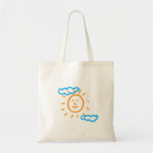 Upload Childs Drawing Turn Kids Artwork to Tote Bag