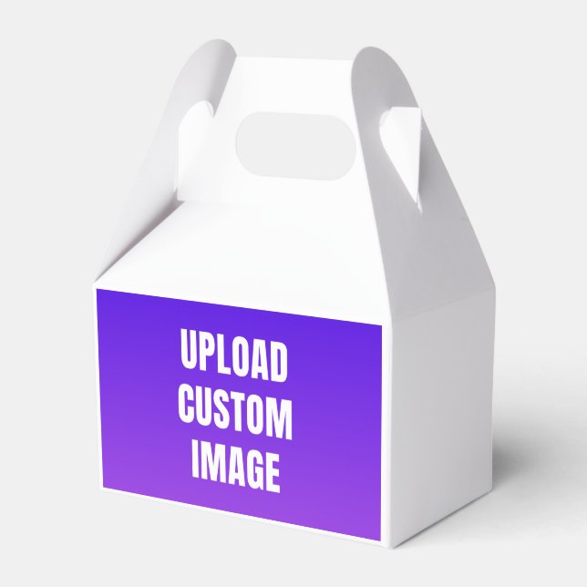 Upload Custom 2 Image - Add Your Own To Print On A Favour Box (Front Side)