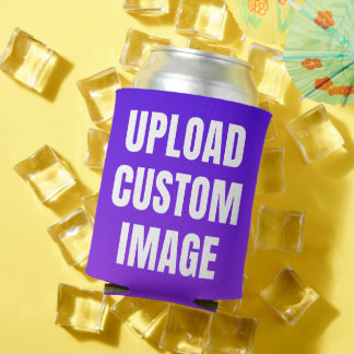 Upload Custom 3 Image - Add Your Own To Print On A Can Cooler