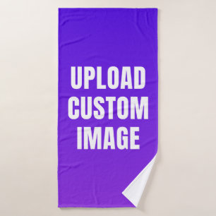 Upload Custom Image - Add Your Own To Print On A Bath Towel