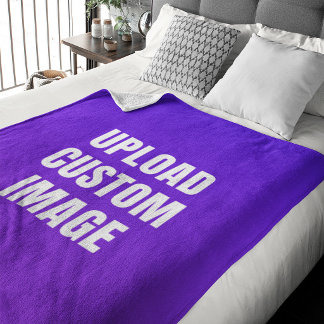 Upload Custom Image - Add Your Own To Print On A Fleece Blanket