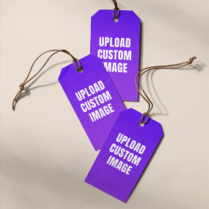 Upload Custom Image - Add Your Own To Print On A Gift Tags