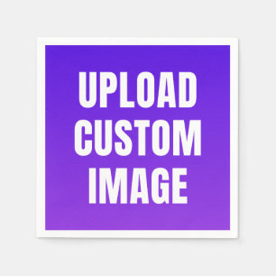 Upload Custom Image - Add Your Own To Print On A Napkin