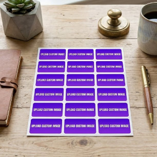 Upload Custom Image - Add Your Own To Print On A Return Address Label
