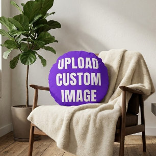 Upload Custom Image - Add Your Own To Print On A Round Cushion