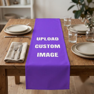 Upload Custom Image - Add Your Own To Print On A Short Table Runner