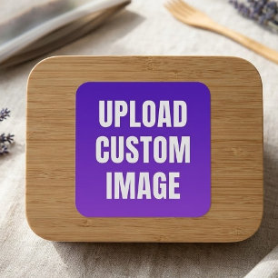 Upload Custom Image - Add Your Own To Print On A Square Sticker